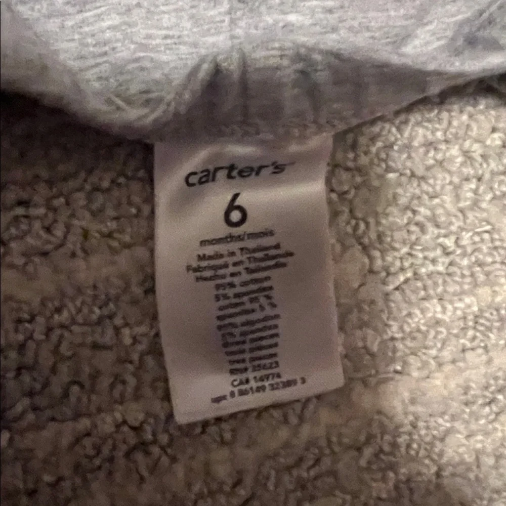 Carters grey leggings - 6 mo